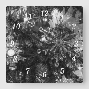 Horloge murale en nuances de gris