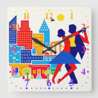 Horloge murale en tango