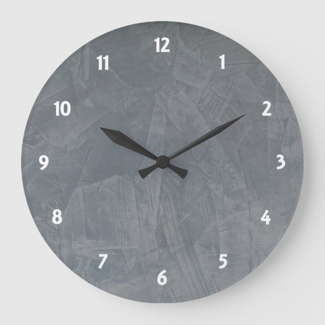 Horloge murale finie de l'ardoise de plâtre véniti (Recto)
