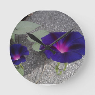 Horloge murale fleur de Morning Glory