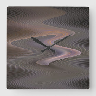 Horloge murale fractale du Sahara sans nombre