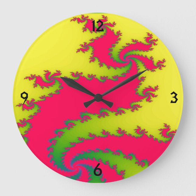 Horloge murale fragile du dragon de Nouvel An chin (Recto)