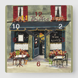 Horloge murale française de Bistros