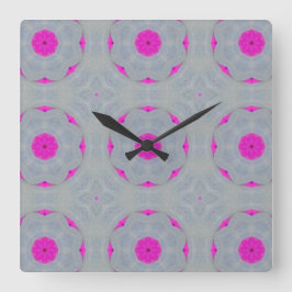 Horloge murale "Fuchsia Whisper"