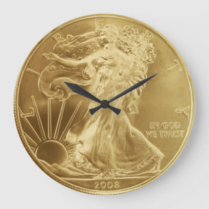 Horloge murale Gold Coin
