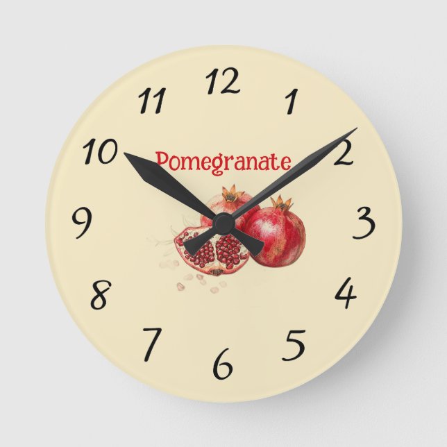 Horloge murale Grenade (Recto)