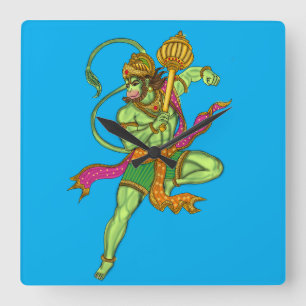 Horloge murale Hanuman volant