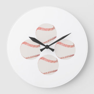 Horloge murale illustration de baseball