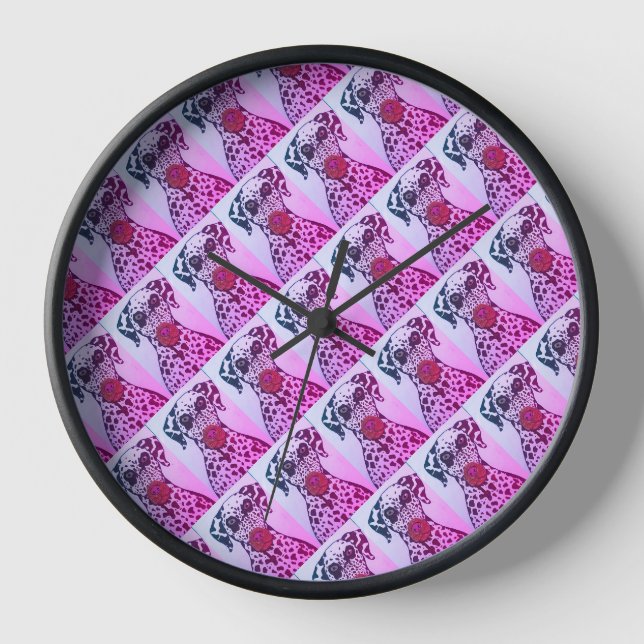 Horloge murale - Impression Dalmatien (Recto)