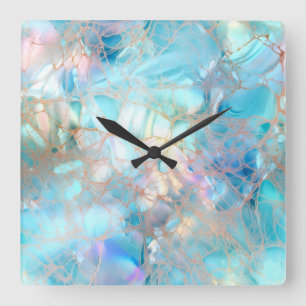 Horloge murale Iridescente