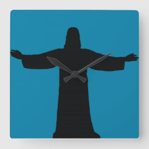 Horloge murale jésus christ