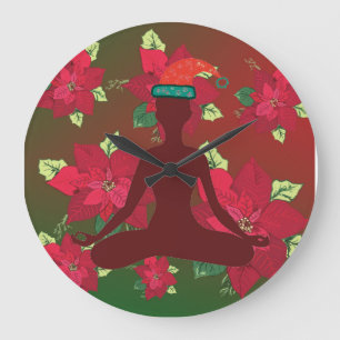 Horloge murale Joyeuse Chrsitams