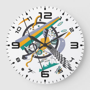 Horloge murale Kandinsky Small Worlds IV