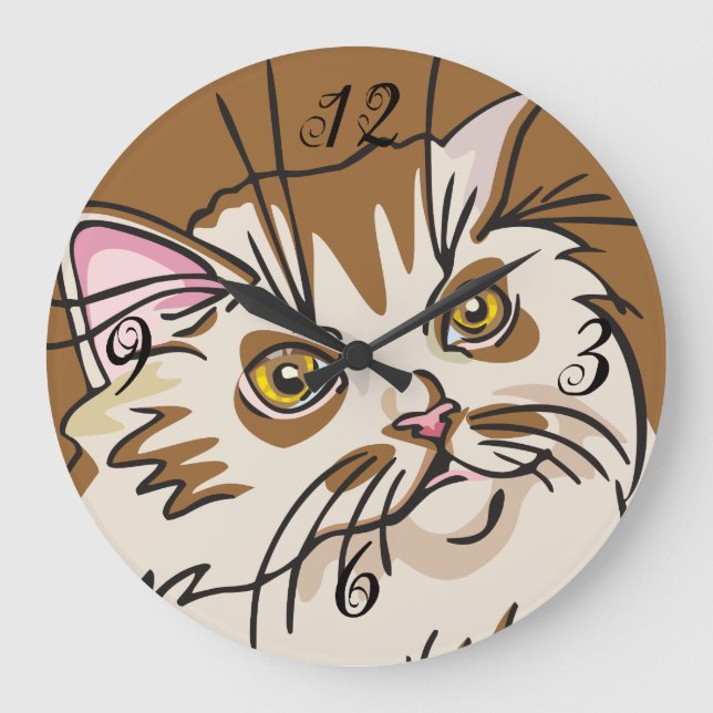 Horloge murale Kitty (Recto)