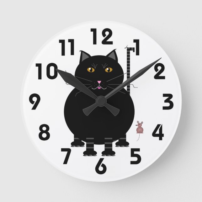 Horloge murale Kitty Kat (Recto)