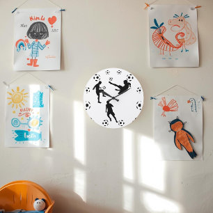 Horloge murale Le Monde de Football