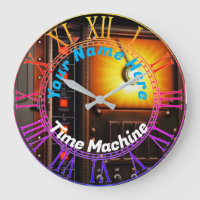Horloge murale machine à voyager dans le temps