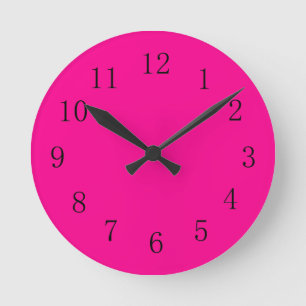 Horloge murale Magenta Red Kitchen