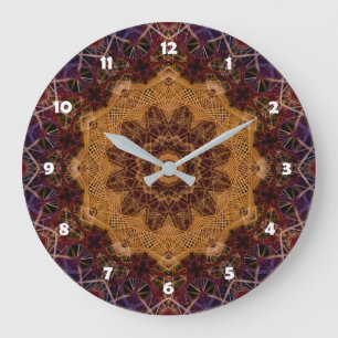 Horloge murale Mandala
