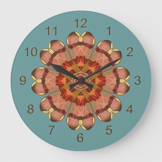 Horloge murale Mandala (Recto)