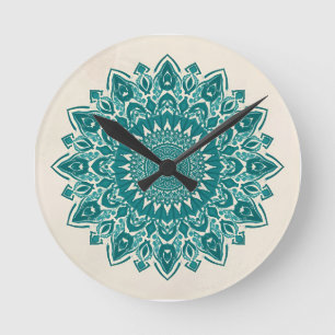 Horloge murale Mandala Arabesque - Décor géométriq