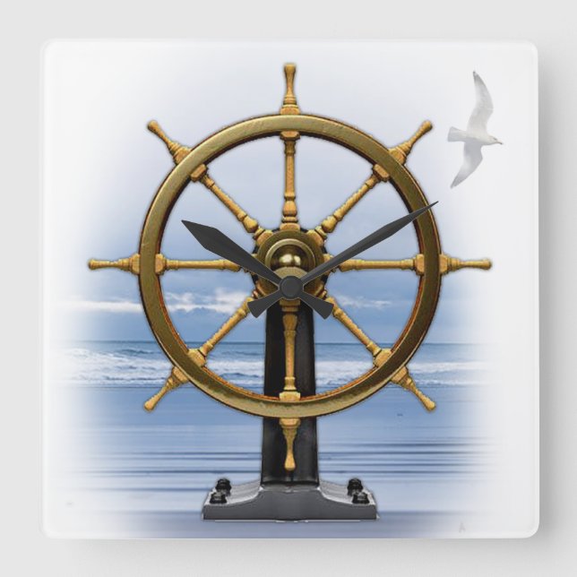 Horloge murale marine personnalisable (Recto)