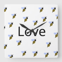 Horloge murale Minimalist Love – Design moderne ro