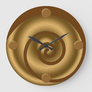 Horloge murale moderne d'art de remous