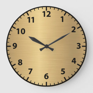 Horloge murale moderne élégante simple de couleur