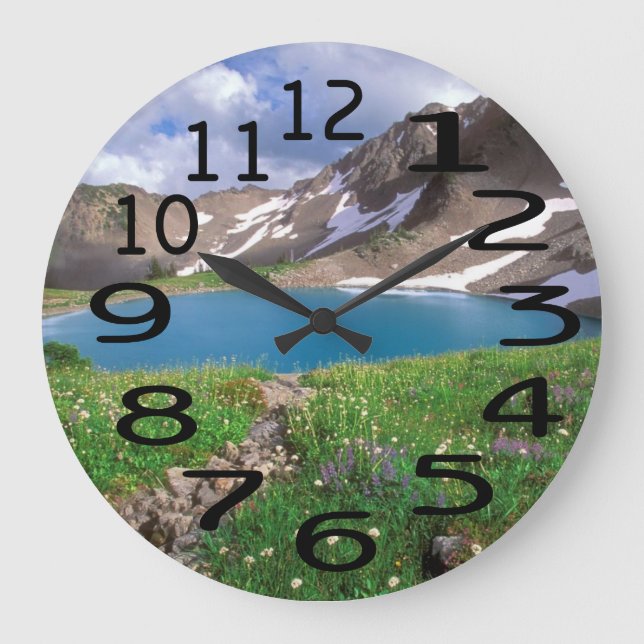 Horloge murale motivationnelle personnalisée (Recto)