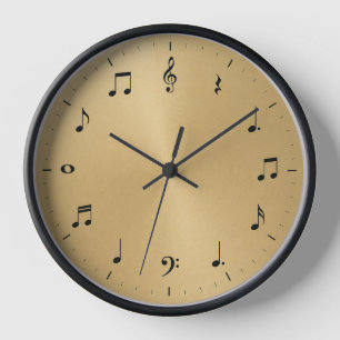 Horloge murale notes de musique - Pour les amateur