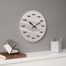 Horloge murale "NOW" Luxueuse