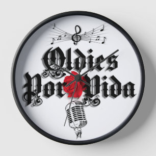 Horloge murale Oldies Por Vida