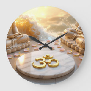 Horloge murale OM - AUM - ZEN BOUDDHISME