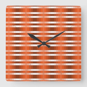 Horloge murale orange 11a de conception de la