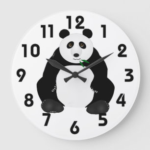 Horloge murale Panda