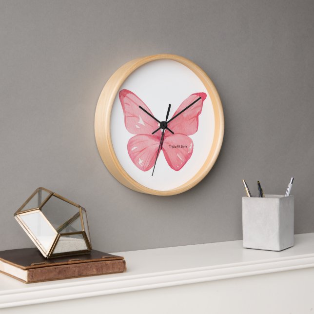 Horloge murale papillon : Conception inspirée de l (Bureau)