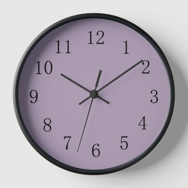 Horloge murale Pastel violet (Moyen) (Recto)