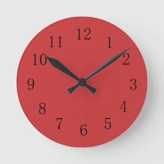 Horloge murale Perse Rouge