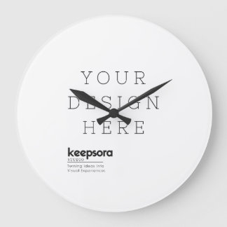 Horloge murale personnalisée, 10,75" en acrylique