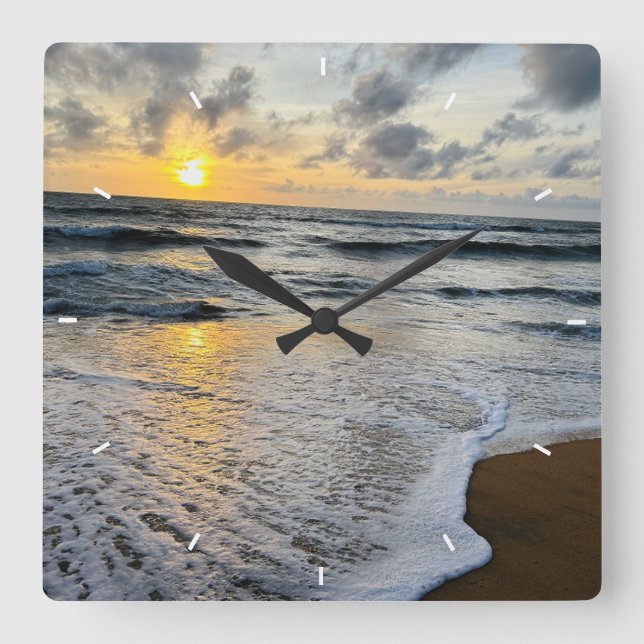 Horloge murale personnalisée (Ajouter votre propre (Recto)