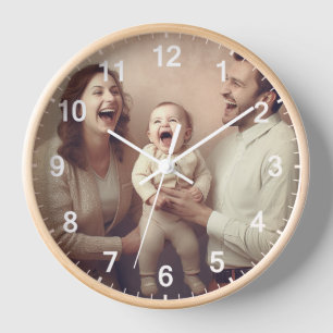 Horloge murale personnalisée (Ajouter votre propre