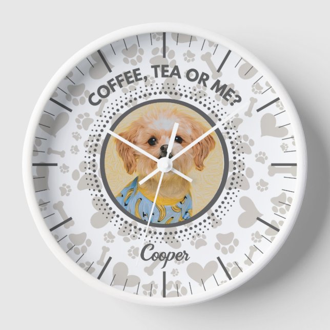 Horloge murale personnalisée, cadeau unique pour l (Recto)