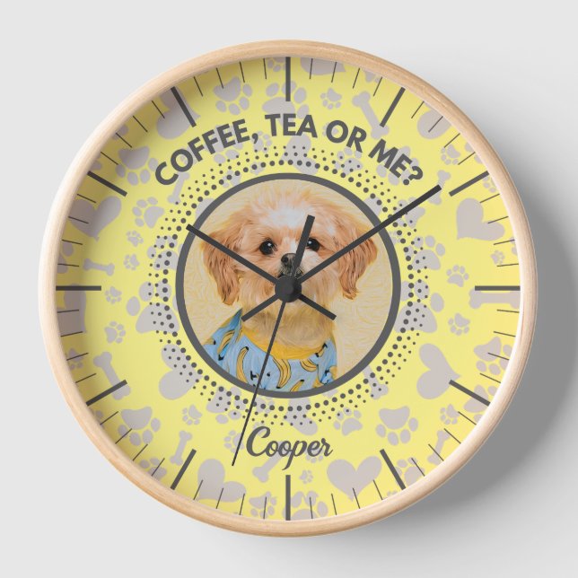 Horloge murale personnalisée, cadeau unique pour l (Recto)