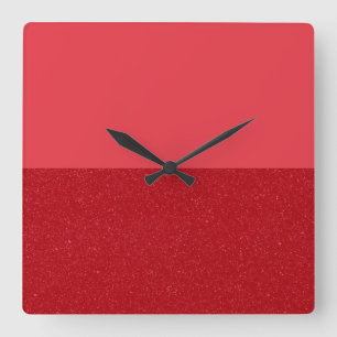 Horloge murale personnalisée moitié mate moitié te