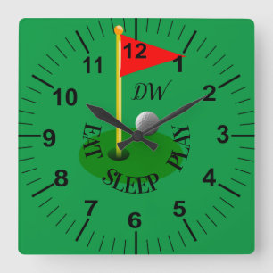 Horloge murale personnalisée sur le thème du gol