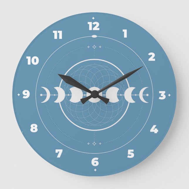 Horloge Murale Phase Lunaire (Recto)