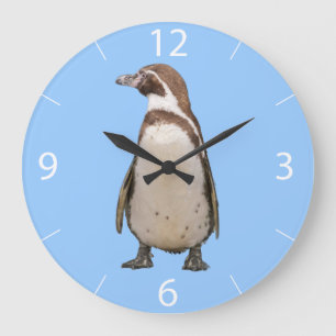 Horloge murale pingouin