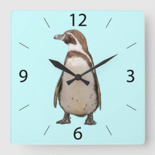 Horloge murale pingouin