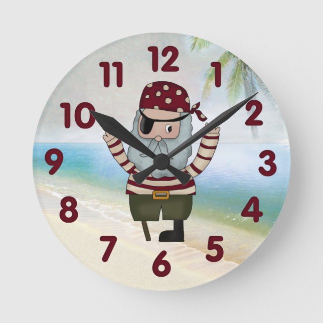 Horloge murale pirate (Recto)
